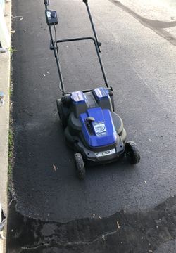 Kobalt, 40 volt, 20” battery powered mower.