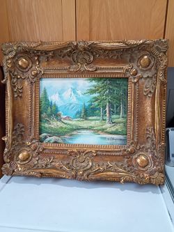 Vintage W. Chapman Oil Painting
