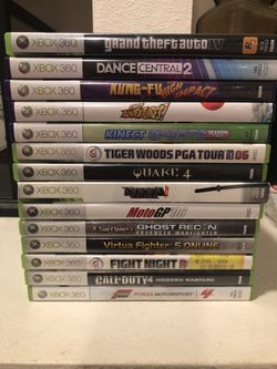XBOX 360 games