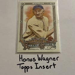 Honus Wagner Pittsburgh Pirates Hall of Fame Shortstop Topps Short Print Insert Card. SP319. 