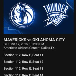 DALLAS MAVS VS OKLAHOMA CITY TONIGHT 