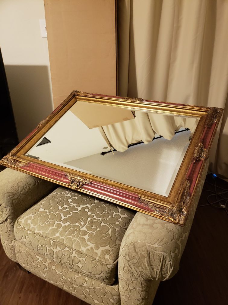 Ornately framed LARGE Mirror