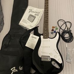 Electric guitar W/Aamp