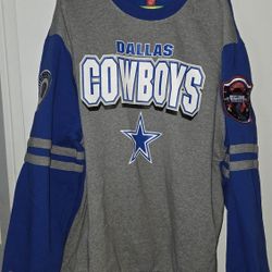 Dallas Cowboys Mitchell & Ness Crewneck (XL And 2XL)