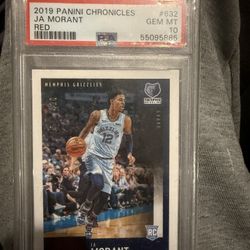 2019 Panini Chronicles Ja Morant Rc Gem 10