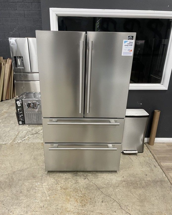 Forno Four Door Stainless Steel Refrigerator ZH0