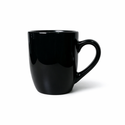 Black Ceramic Coffee Mug – Elegant Glossy Finish