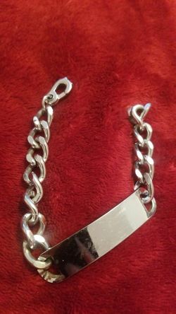 Stainless Steel Nameplate Bracelet