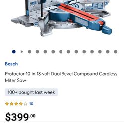 Bosch 7 1/4 inch Sliding Miter Saw