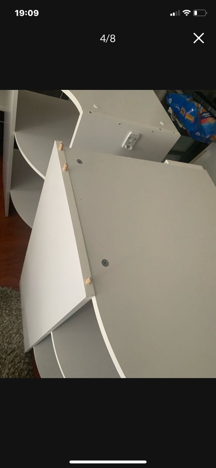 Free Closet Shelves Set Of 2, Great Condition Now Free