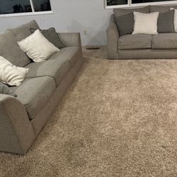 Couch and loveseat