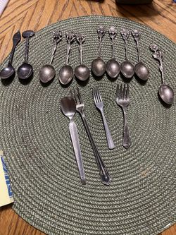  Decorative  Spoons And A Few Forks 
