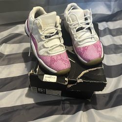 Jordan 11 Snake Skin Pink Size 5.5