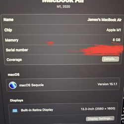 2020 MacBook Air M1