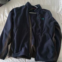 North Face Polyester Zip Up Jacket 
