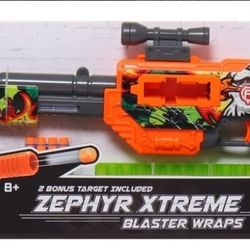 Blaster Wraps Zephyr Xtreme Toy Gun