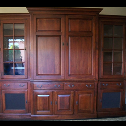 Cherry Wood entertainment center-Beautiful