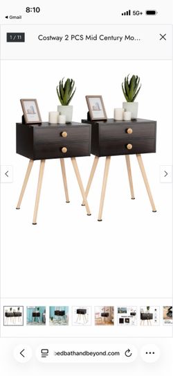 2 Modern Nightstands / Side Tables