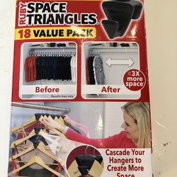 Space Triangles For Clothing