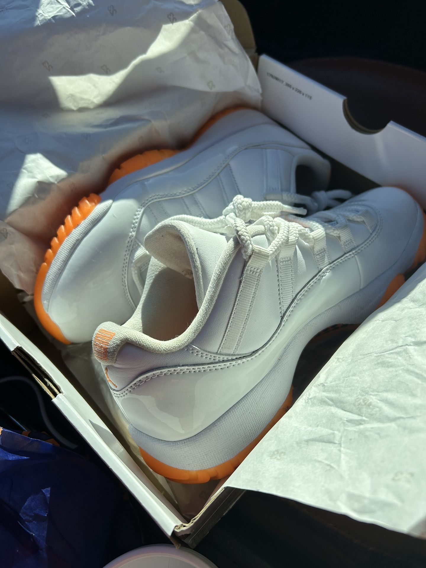 jordan 11's citrus orange