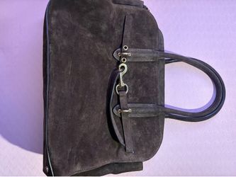 Brown leather purse