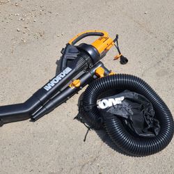 WORX WG505 Trivac 12 Amp 3-in-1 Electric Leaf Blower