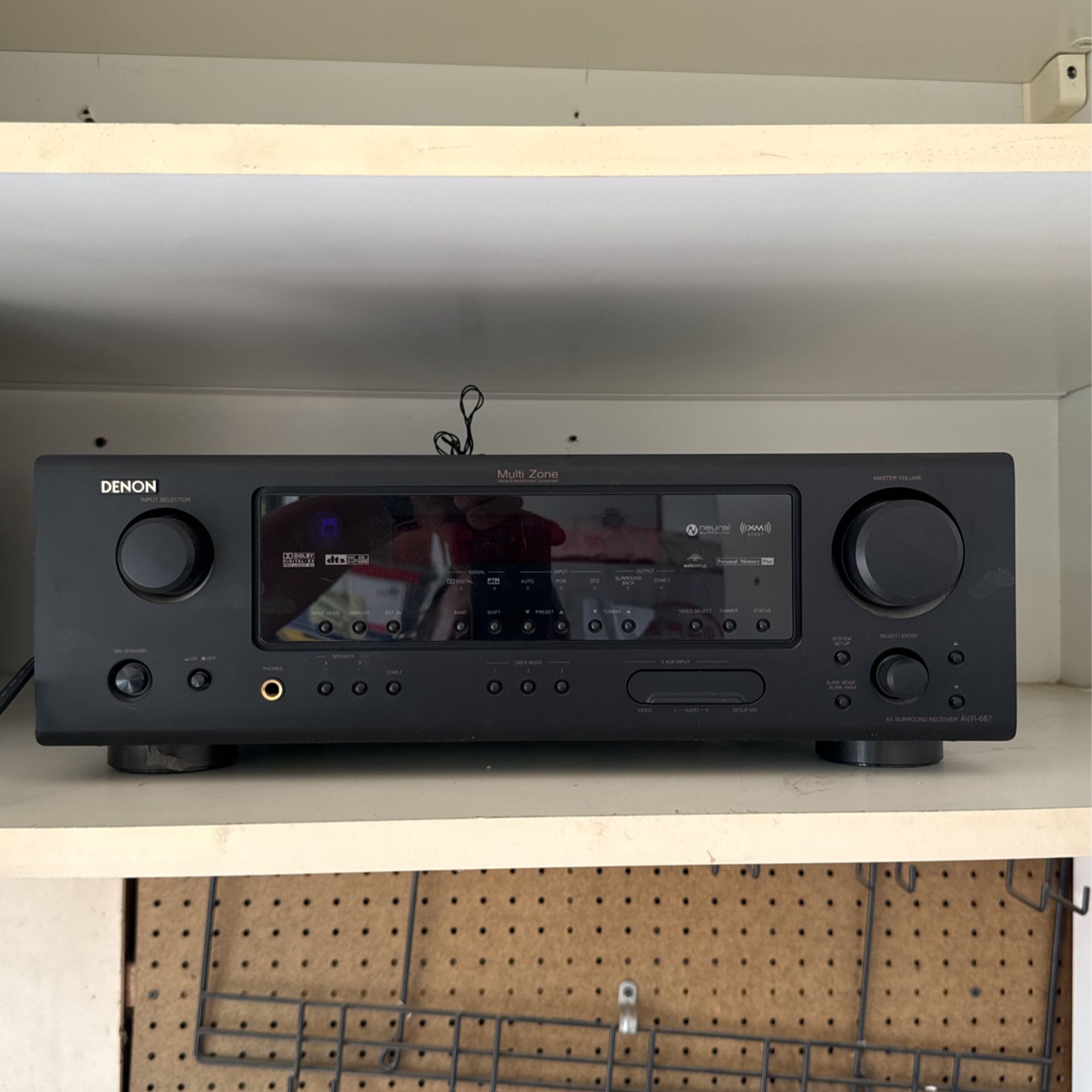 DENON AVR-687 Home Theater AV Surround Receiver 7.1 Ch Multi Zone | 770 Watt