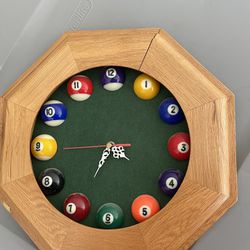 Billiard ball clock 