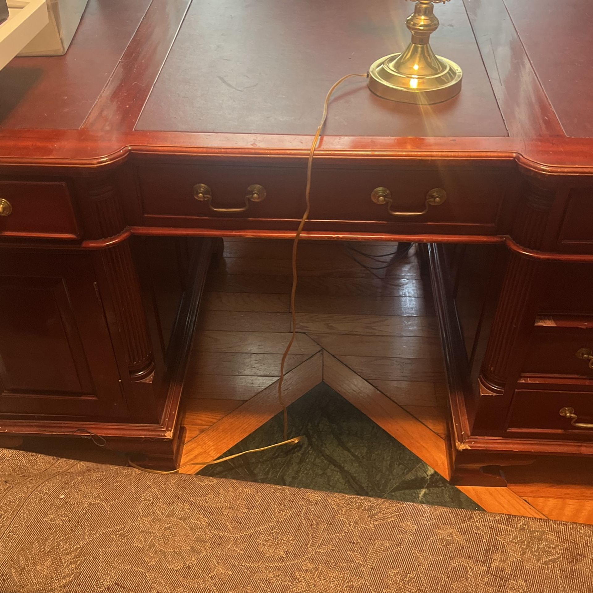 Victorian Style Desk And Chair