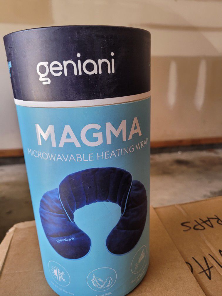 12 Pcs Genioni Microwavable Heating Wrap Magma Blue