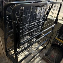 TWIN BED FOLDING METAL FRAME ONLY