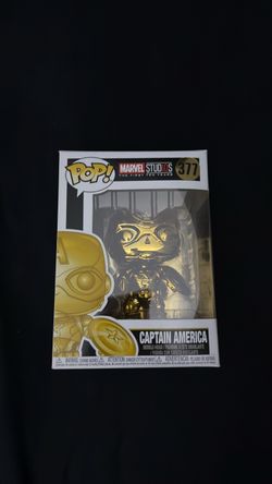 Funko Pop Captain America Gold Chrome