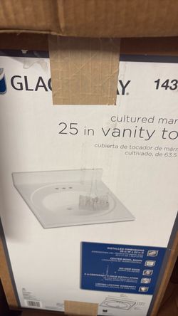 Glacier Bay 25 inch vanity top