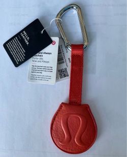Lululemon Leather Keychain