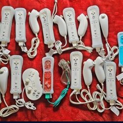 Original Nintendo Wii & Wii U Controllers 25$ Each Set (Controller + Nunchuk) Wii Motion plus Available 