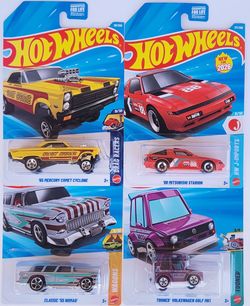 Hot Wheels Kroger Exclusives Mix 2 die-cast. $10 Set of 4