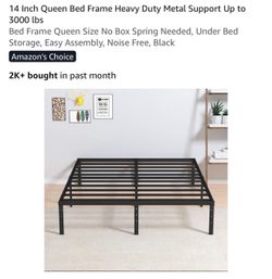 Queen Metal Bed Frame