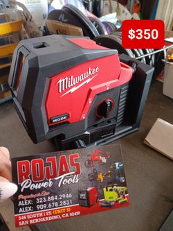 Milwaukee M12 CORDLESS GREEN 125 FT CROSS  LINE AND PLUMB POINTS LASER LEVEL TOOL ONLY