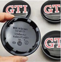 4 65mm VW GTI wheel rim center caps all pics sold separately SHIPPING AVAILABLE 