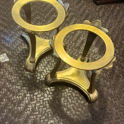 Brass Paperweight Stand 