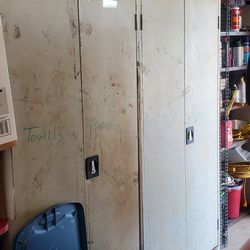 Two Metal Cabinets 