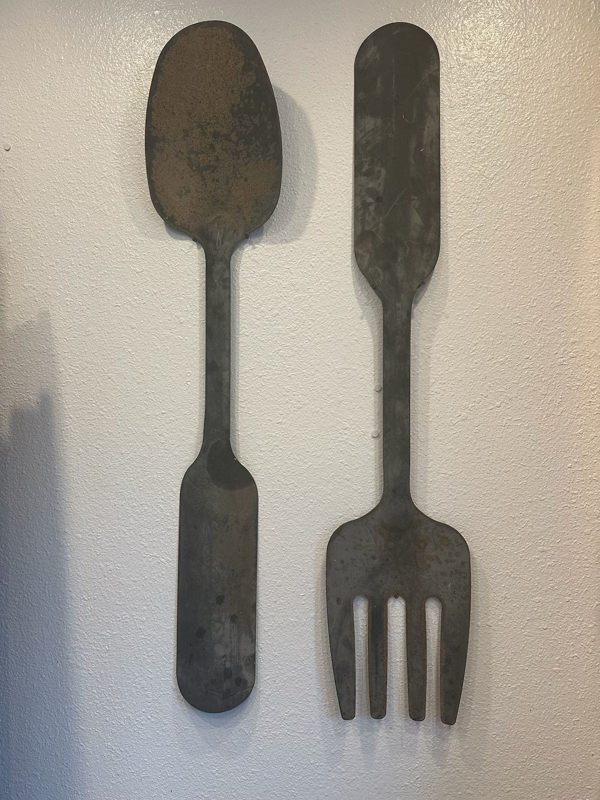 Giant Fork And Spoon Decor