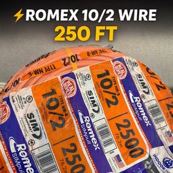 Romex 10/2 Wire 250ft  Cable Romex 10/2 romex wire, electrical wire, copper wire, nm-b wire, house wire, building wire, residential wire,