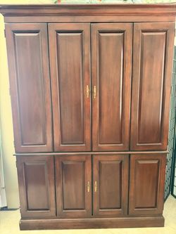 Lexington Wood Desk Armoire