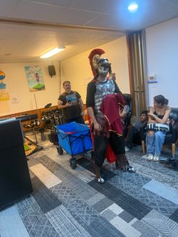 Beautiful Roman soldier costume