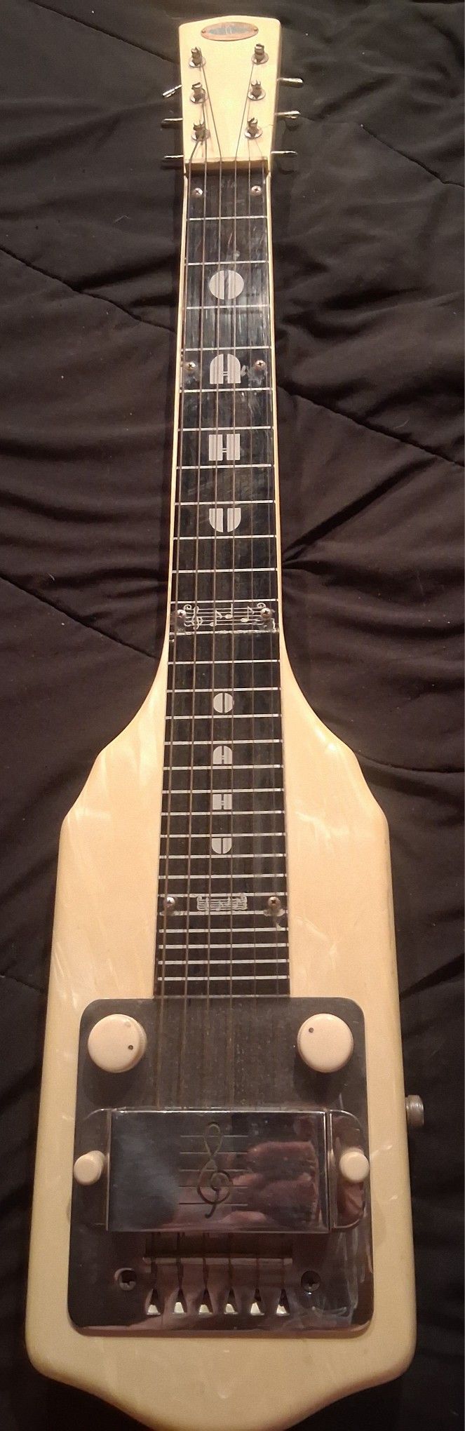 1950s Lap Steele Mother Of Pearl Guitar