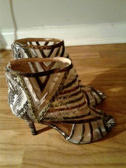 PRICE SLASHED $10 SEXY MESH CUTOUT STILETTOS