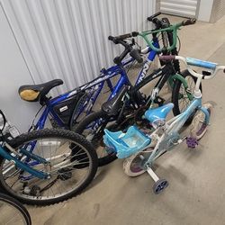 all bikes are sold together bikes and parts are sold all at once i need the space in my storage.