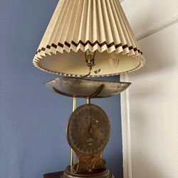 Antique Scale Lamp Made in England