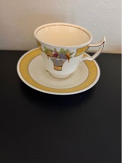 Vintage Wedgewood Directoire cup, saucer and dessert plate